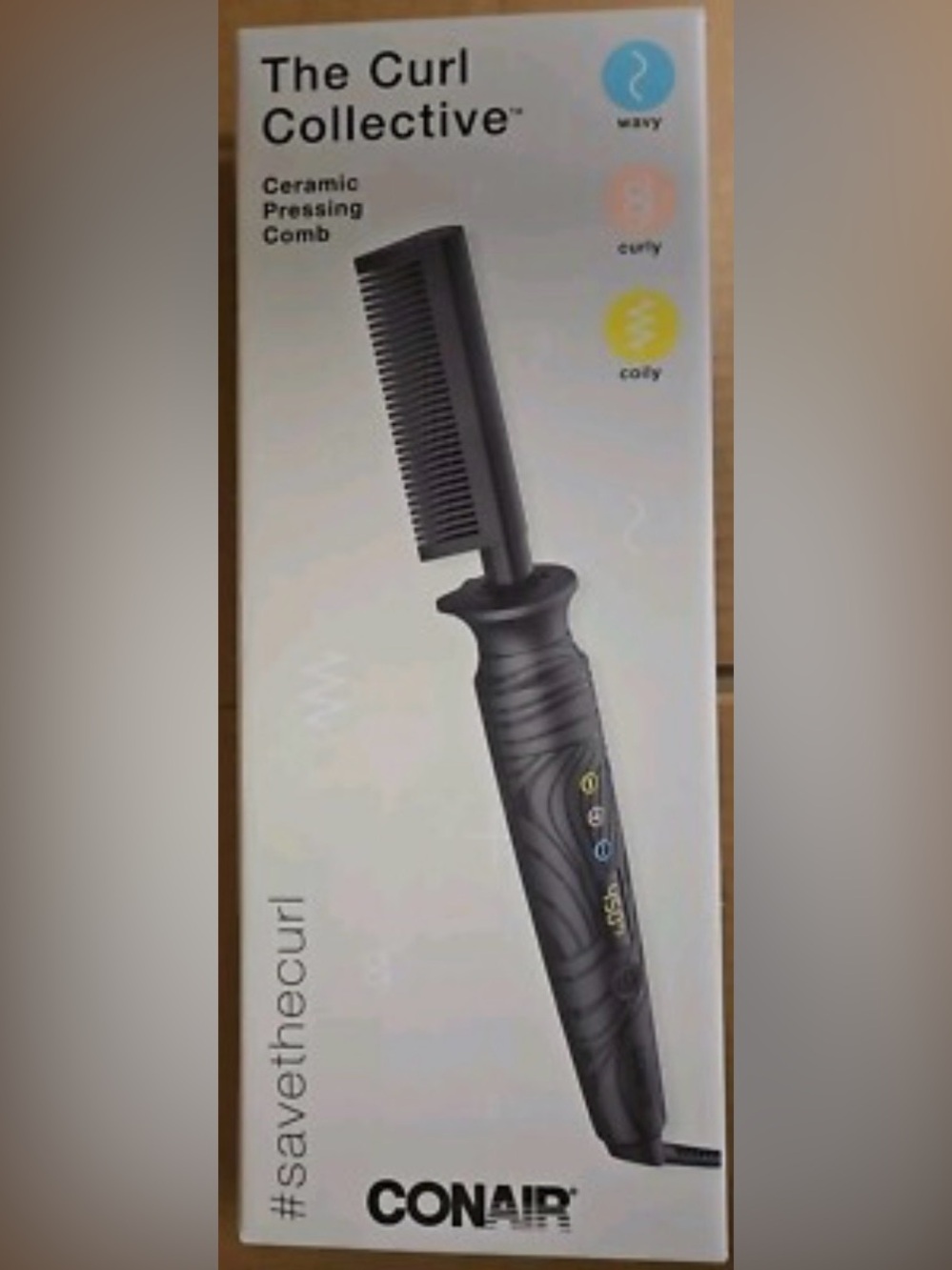 Ceramic Pressing Comb - Black